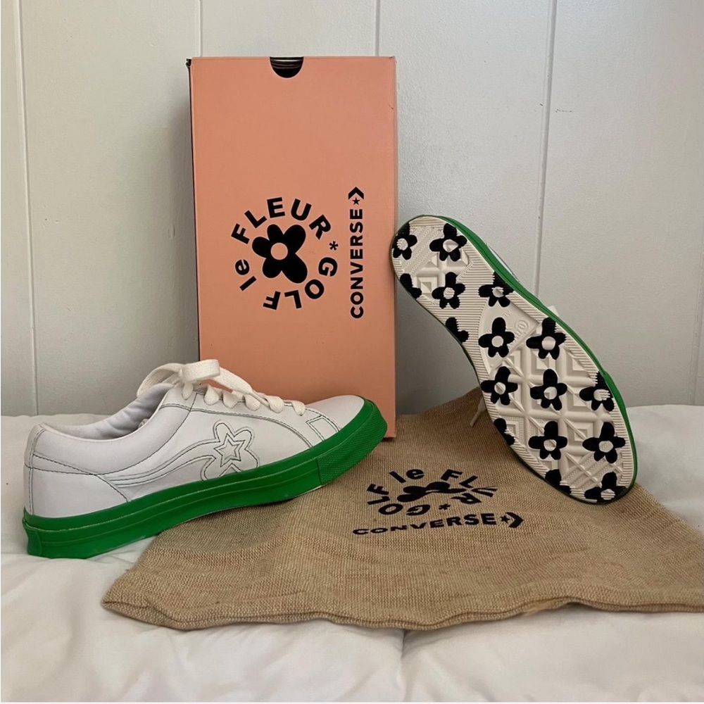 Golf Le Fleur Converse x One Star Ox Kelly Green!